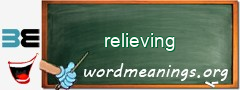 WordMeaning blackboard for relieving